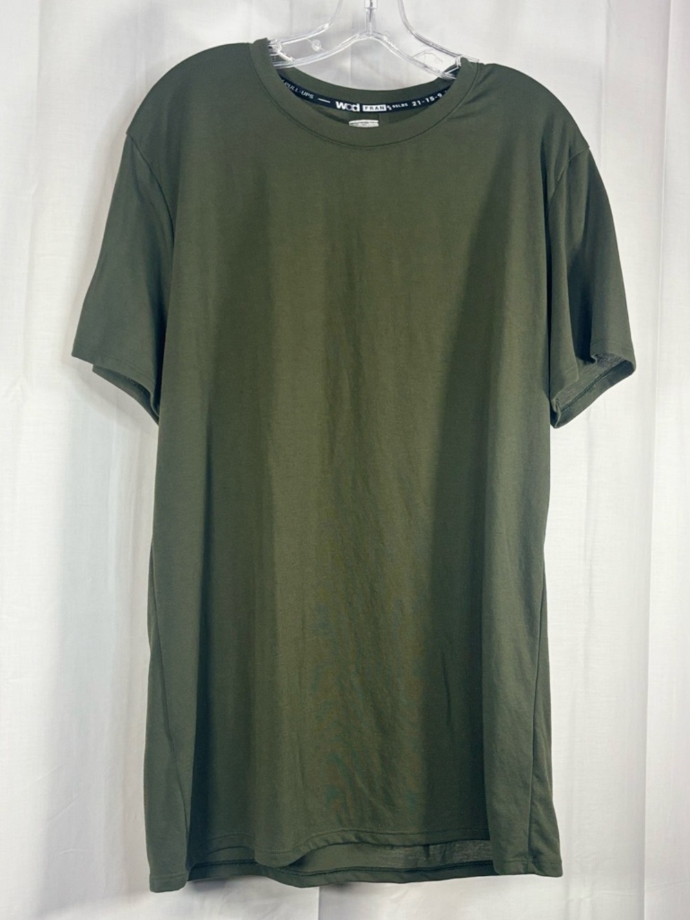 EUC FRAN WOD CrossFit Olive Green Crewneck Men's T-Shirt size XL
